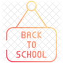 Zurück zur Schule  Symbol