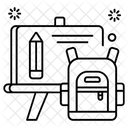 Zuruck Zur Schule Schulbedarf Montessori Zubehor Symbol