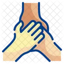 Zusammen Hand Vertrauen Symbol