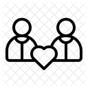 Zusammen spielen  Symbol