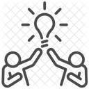 Zusammenarbeit  Symbol
