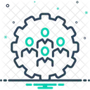 Zusammenarbeit  Symbol