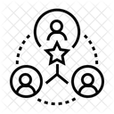 Zusammenarbeit  Symbol