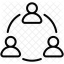 Zusammenarbeit  Symbol