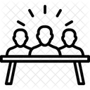Zusammenarbeit  Symbol