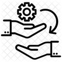 Zusammenarbeit  Symbol