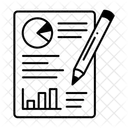Zusammenfassung Bericht Dokument Symbol