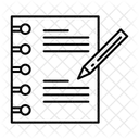 Zusammenfassung Bericht Dokument Symbol