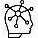 Abstraktes Ai Liniensymbol Icon