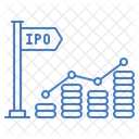 Borsengang Initial Offentlicher Symbol