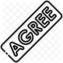 Zustimmen  Symbol