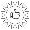 Zustimmen  Symbol