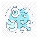 Zuordnung Ressourcen Schritt Symbol