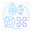 Zuordnung Ressourcen Schritt Symbol