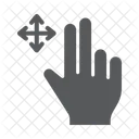 Zwei Finger Frei Symbol