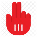 Zwei Finger  Symbol