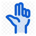 Zwei Finger Beruhren Symbol