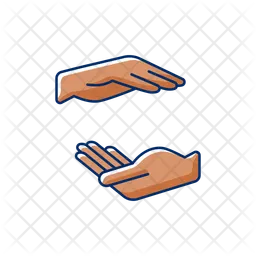 Zwei halten  Symbol