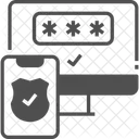 Zwei-Schritt-Verifizierung  Symbol