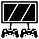 Zwei Spieler Spiel Symbol