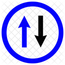 Verkehrszeichen Warnung Verkehr Symbol