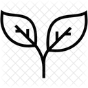 Zweig Blatt Blattchen Symbol