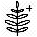 Blatt Zweig Flora Symbol