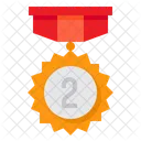 Zweite Medaille  Symbol