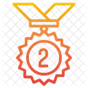 Zweite Medaille  Symbol