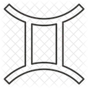 Zwillinge Horoskop Astrologie Symbol