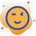Zwinkern Emotionen Emotionen Lustig Symbol