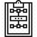 Zwischenablage Diagramm Flussdiagramm Symbol