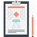 Zwischenablage Diagramm Flussdiagramm Symbol