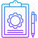 Zwischenablage Dokument Liste Symbol