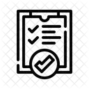 Zwischenablage Checkliste Aufgaben Symbol