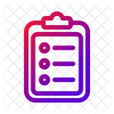 Zwischenablage Liste Aufgabe Symbol