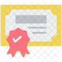 Zertifizierung Qualifikation Berechtigung Symbol