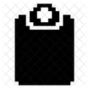 Klemmbrett Solide Mehrzweck Solide Symbol