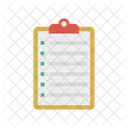 Zwischenablage Liste Dokument Symbol