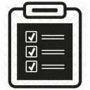 Zwischenablage Checkliste Dokument Symbol