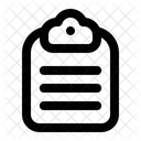 Zwischenablage Bericht Checkliste Symbol