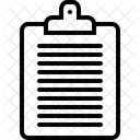 Zwischenablage Editor Dokument Icon