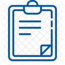 Zwischenablage Planungsliste Aufgabenliste Icon