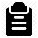 Zwischenablage Liste Checkliste Symbol