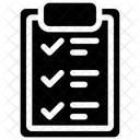 Checkliste für die Zwischenablage  Symbol