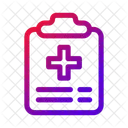 Zwischenablagebericht  Symbol