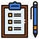 Klemmbretter  Symbol