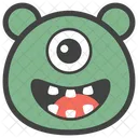Zyklop Emoji Emoticon Emotion Symbol