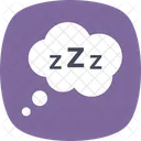 Sleeping Dreaming Comic Symbol