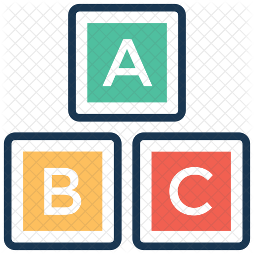 Abc Blocks Icon Of Colored Outline Style Available In Svg Png Eps